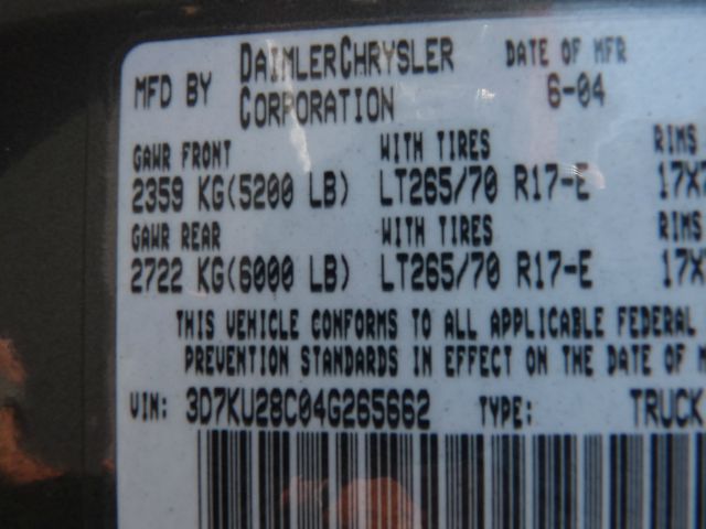 2004 Dodge Ram 2500 4dr 4WD EXT LS 4x4 SUV