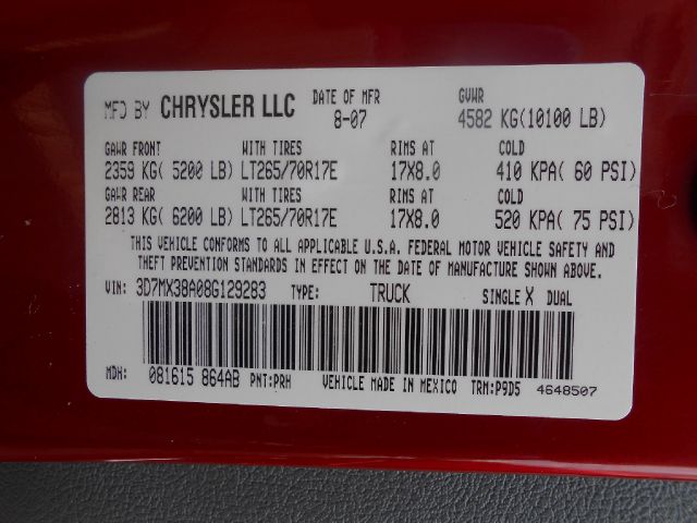 2008 Dodge Ram 3500 DRW Work Trk