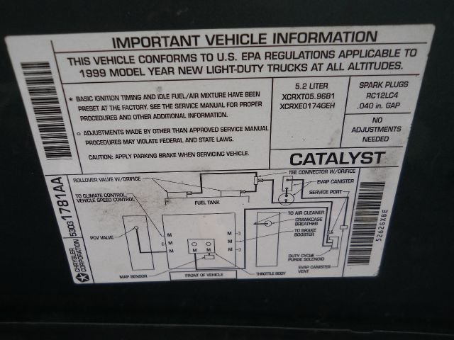 1999 Dodge Ram Van SLT / Big Horn