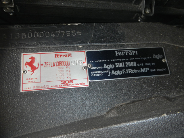 2014 Ferrari Quattrovalvole 308 Unknown