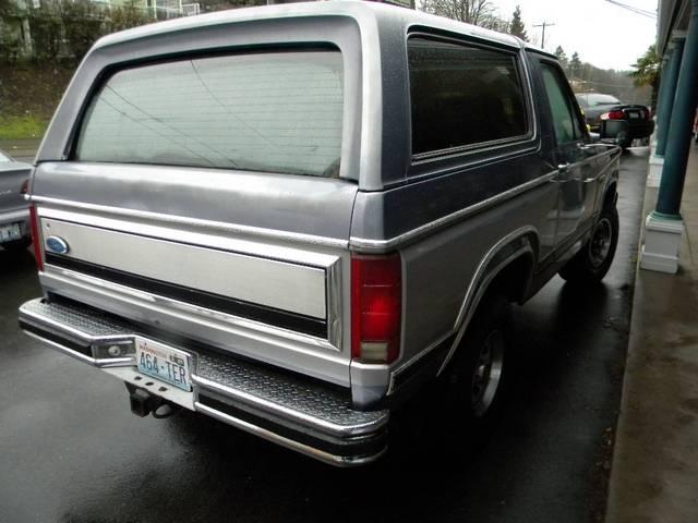 1986 Ford Bronco XL XLT Work Series