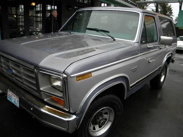 1986 Ford Bronco XL XLT Work Series