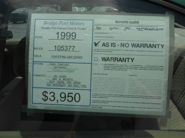 1999 Ford Contour SE