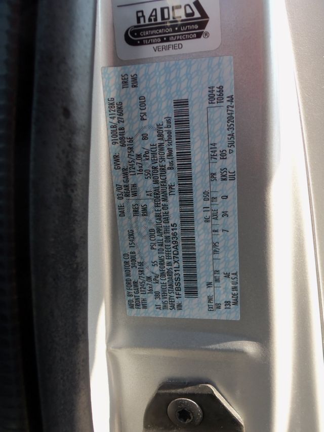 2007 Ford Econoline Awd-turbo