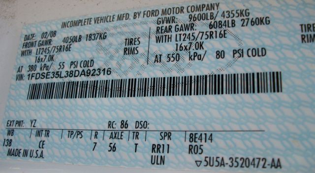 2008 Ford Econoline GT Deluxe Bullitt