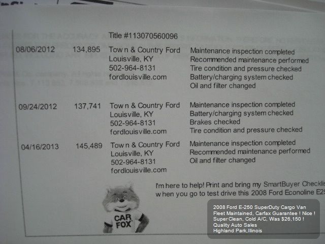 2008 Ford Econoline Awd-turbo