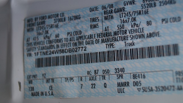 2008 Ford Econoline Awd-turbo