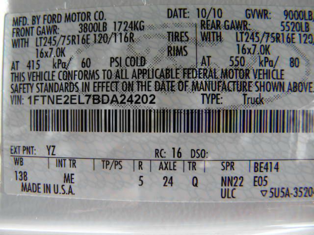 2011 Ford Econoline Awd-turbo