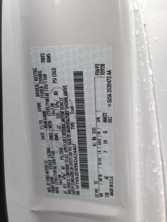 2011 Ford Econoline 2dr Cpe V6 Manual GT