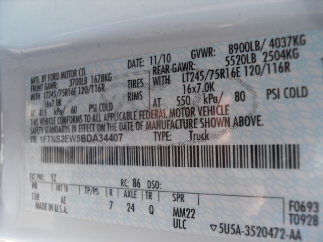 2011 Ford Econoline Luxury AWD Nav