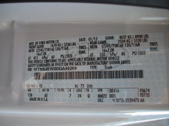 2013 Ford Econoline 2dr I4 Auto EX-L PZEV