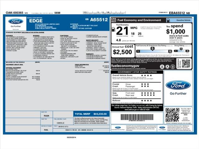 2014 Ford Edge I-290 S