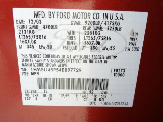 2004 Ford Excursion 4WD SL