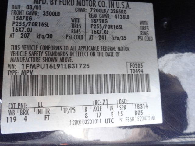 2001 Ford Expedition SL 4x4 Regular Cab