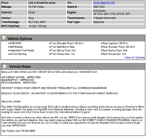 2004 Ford Expedition 4WD 5dr EX