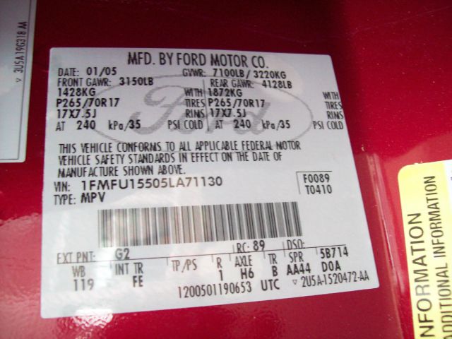 2005 Ford Expedition SL 4x4 Regular Cab