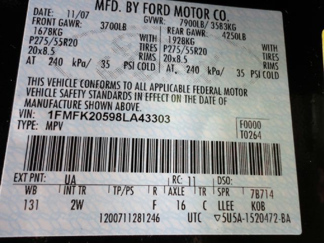 2008 Ford Expedition EL Xtronic CVT LE