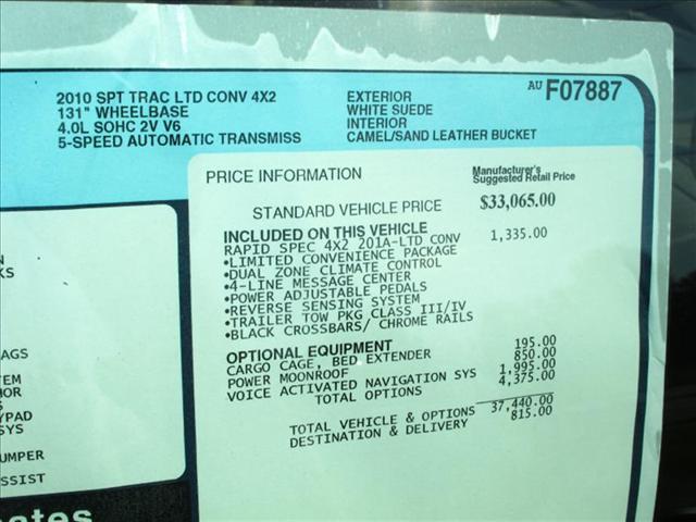 2010 Ford Explorer Sport Trac Level3