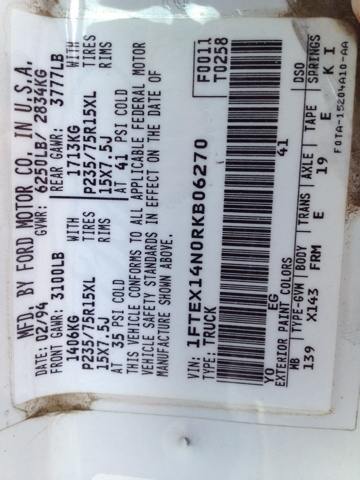 1994 Ford F-150 SLT 1 Ton Dually 4dr 35