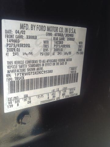 2002 Ford F-150 SLT 1 Ton Dually 4dr 35