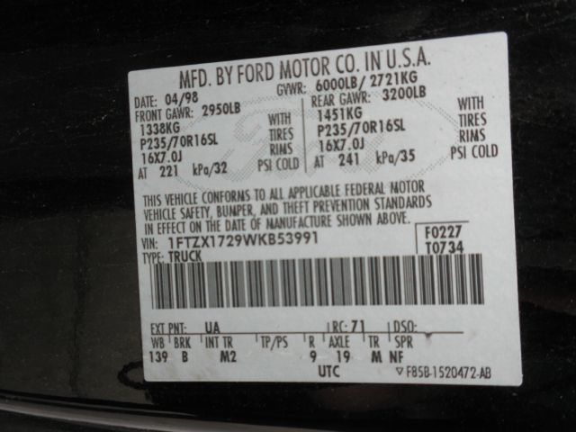 1998 Ford F150 K1500 Lt