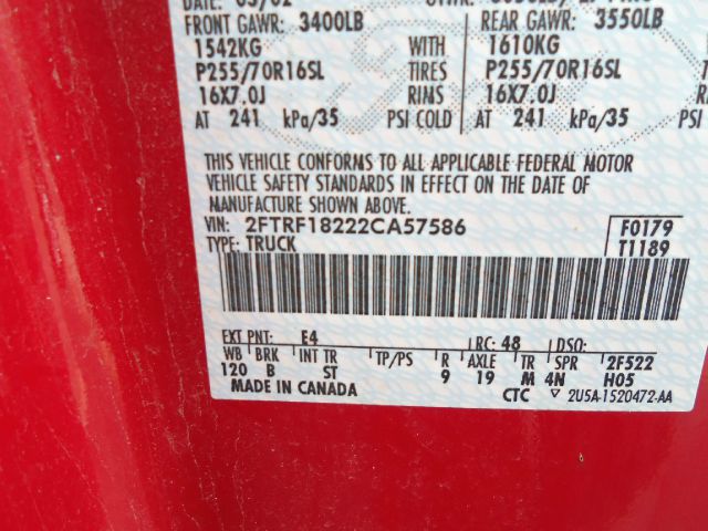 2002 Ford F150 Convetible