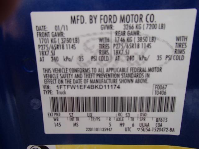 2011 Ford F150 LTD W/nav