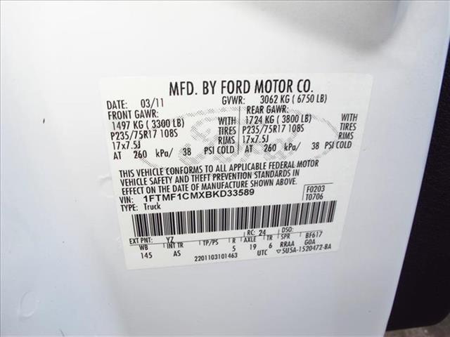 2011 Ford F150 Two Door Hardtop