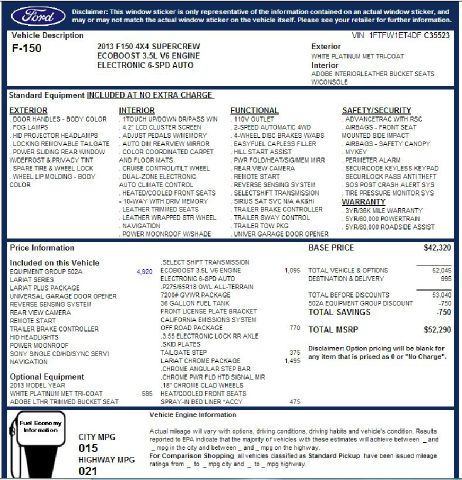 2013 Ford F150 Heritage FX4 Supercrew