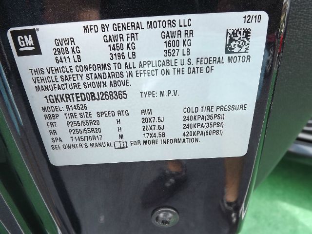 2011 GMC Acadia DSG 2 DOOR