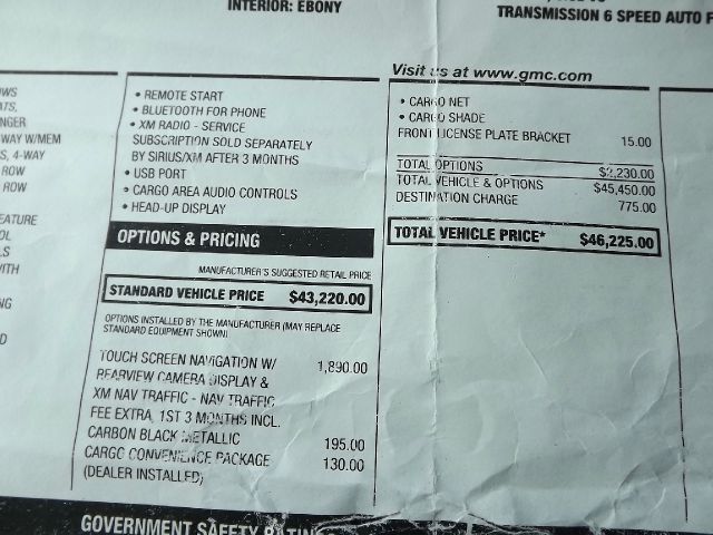 2011 GMC Acadia DSG 2 DOOR