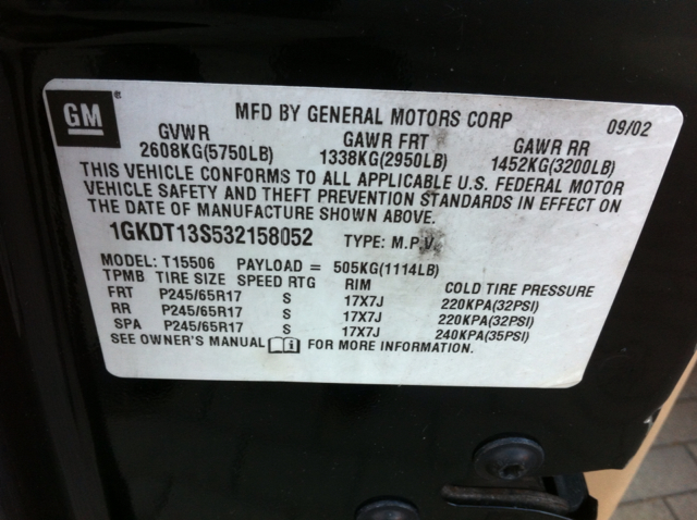 2003 GMC Envoy Wagon SE