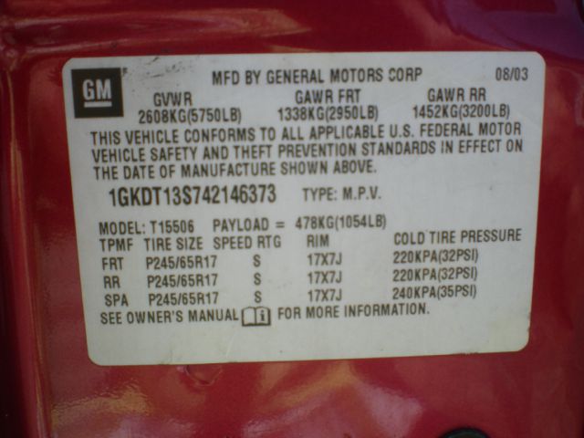 2004 GMC Envoy 4x4 Crew Cab LE