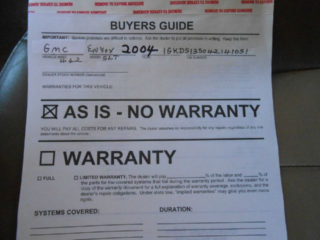 2004 GMC Envoy Super