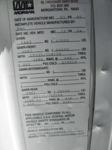 2005 GMC Savana 1.8T Cabriolet