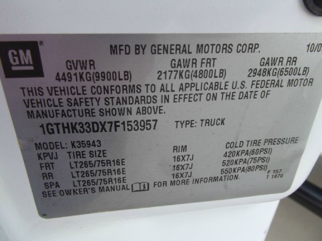 2007 GMC Sierra 3500 Base 3500 2 WD