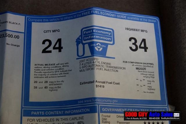 2007 Honda Accord 3.5L RWD