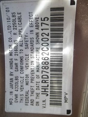 2002 Honda CR-V CREW CAB