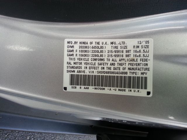 2006 Honda CR-V GT Coupe 2D