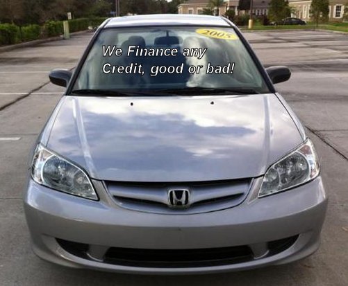 2005 Honda Civic 2dr Reg Cab 120.5 WB