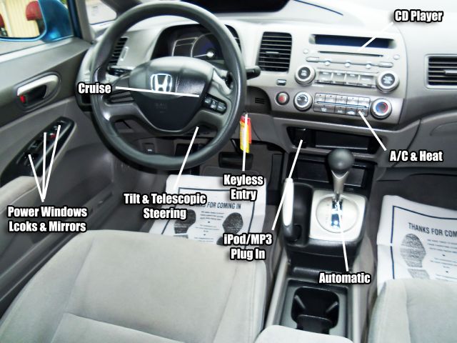 2008 Honda Civic 2dr Reg Cab 120.5 WB