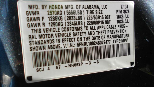 2004 Honda Odyssey 2500hd LS 4X4