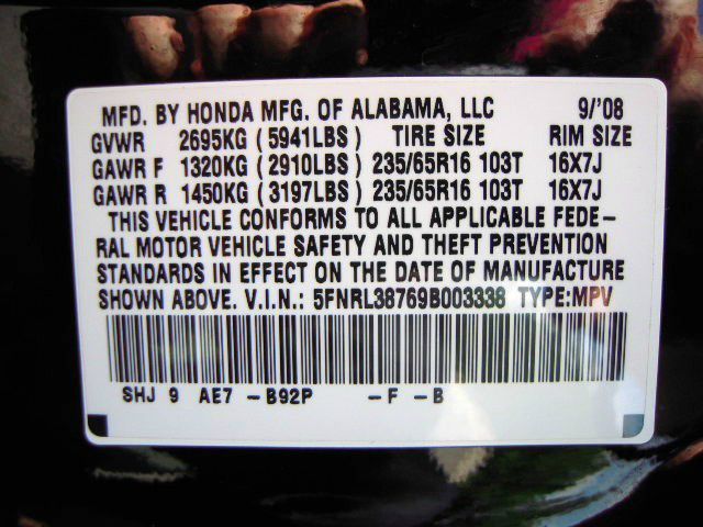 2009 Honda Odyssey AWD SUN ROOF GAS Saver