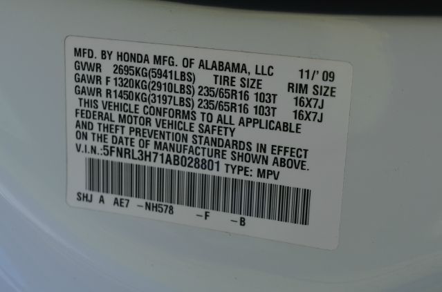 2010 Honda Odyssey AWD SUN ROOF GAS Saver