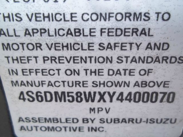 2000 Honda Passport AWD LT - 29 MPG For HWY