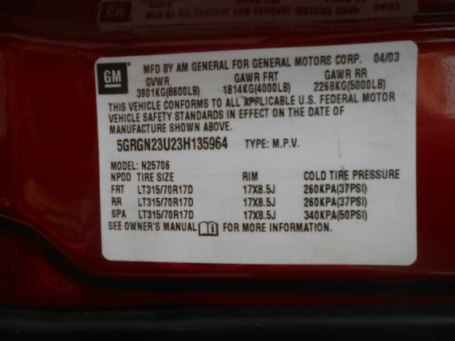 2003 Hummer H2 Scion XB