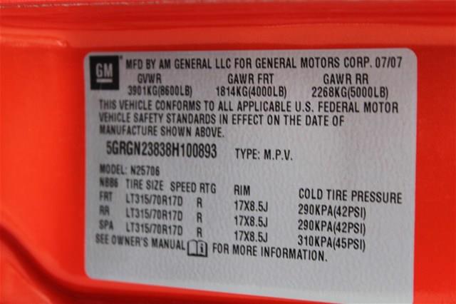 2008 Hummer H2 Unknown