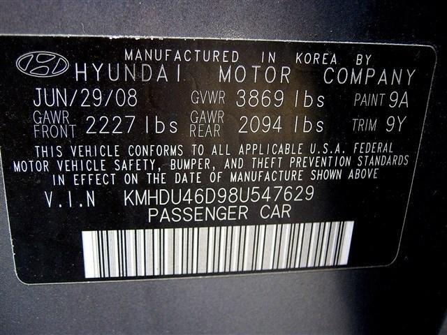 2008 Hyundai Elantra FWD 4dr Sport