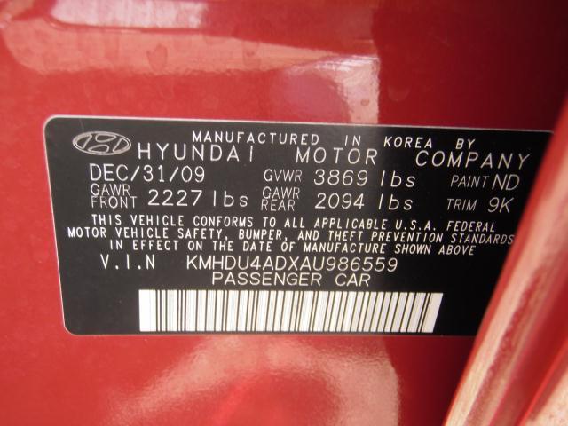 2010 Hyundai Elantra Sport V6 4DR