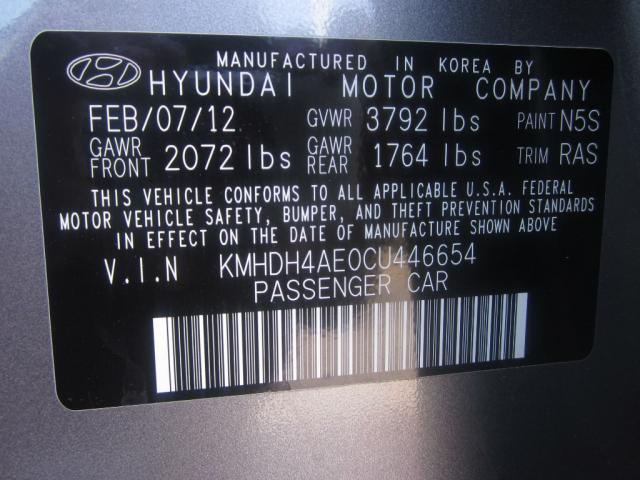 2012 Hyundai Elantra FWD 4dr Sport